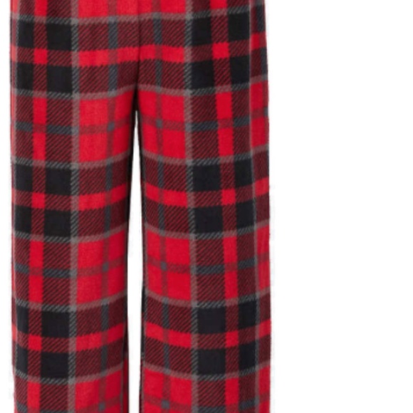 Nautica Boy's's 2-Pack Sleep Pants, Red/Gray Plaid - Picture 3 of 3